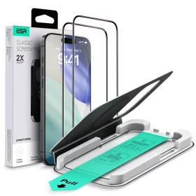   ESR UltraFit Tempered Glass 2-Pack üvegfólia Apple iPhone 17 Pro Max készülékhez - Fekete