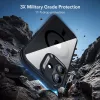 ESR Classic Hybrid MagSafe & Tempered Glass tok Apple iPhone 17 készülékhez - Átlátszó/fekete