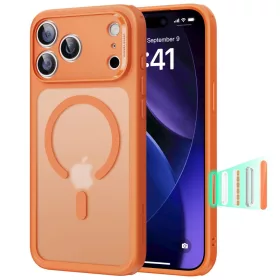   ESR Classic Hybrid MagSafe tok Apple iPhone 17 Pro Max készülékhez - Matt narancs