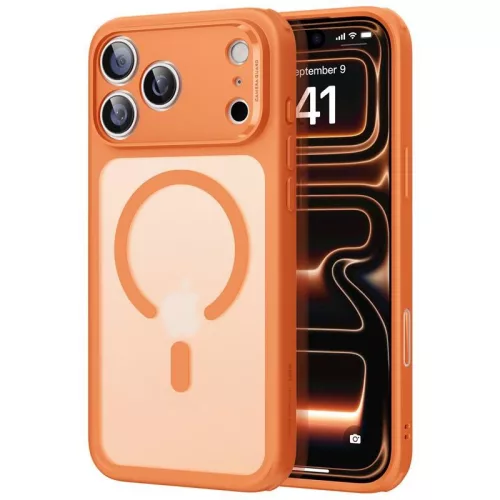 ESR Classic Hybrid MagSafe tok Apple iPhone 17 Pro Max készülékhez - Matt narancs