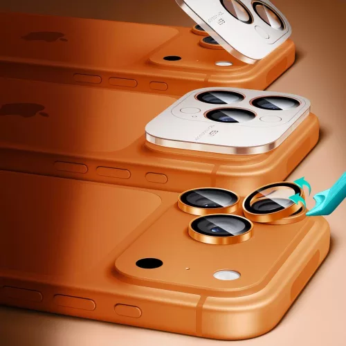 ESR Armorite Camera Protector kameravédő Apple iPhone 14 Pro / 15 Pro / 16 Pro / 17 Pro készülékhez - Narancs