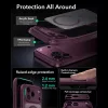 ESR Classic Hybrid MagSafe tok, Apple iPhone 17 Pro / 18 Pro - Frosted Deep Burgundy