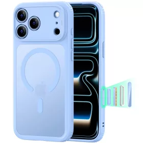  ESR Classic Hybrid MagSafe tok, Apple iPhone 17 Pro / 18 Pro - Frosted Light Blue