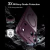 ESR Classic Hybrid MagSafe tok, Apple iPhone 17 Pro Max / 18 Pro Max - Frosted Red