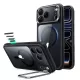 ESR Classic Hybrid Kickstand MagSafe tok, Apple iPhone 17 Pro / 18 Pro - Clear Black