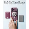 ESR Classic Hybrid Kickstand MagSafe tok, Apple iPhone 17 Pro / 18 Pro - Frosted Deep Burgundy