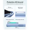 ESR Classic Hybrid Kickstand MagSafe tok, Apple iPhone 17 Pro / 18 Pro - Frosted Light Blue