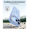 ESR Classic Hybrid Kickstand MagSafe tok, Apple iPhone 17 Pro Max / 18 Pro Max - Frosted Light Blue