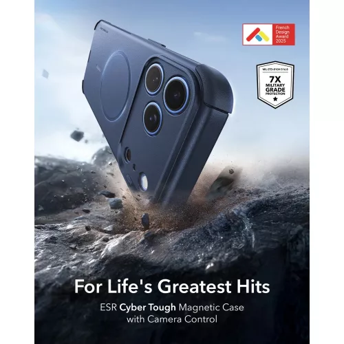 ESR Cyber Tough MagSafe tok, Apple iPhone 17 Pro Max / 18 Pro Max - Blue