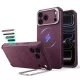 ESR Cyber Tough Kickstand MagSafe tok, Apple iPhone 17 Pro Max / 18 Pro Max - Deep Burgundy