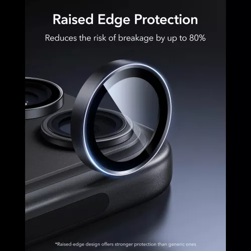ESR Armorite Camera Protector 2 Pack kameravédő, Apple iPhone 18 Pro / 18 Pro Max - Black