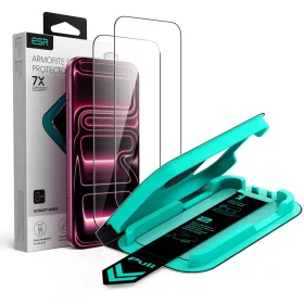   ESR UltraFit Armorite Tempered Glass 2 Pack üvegfólia, Apple iPhone 17 Pro / 18 Pro - Black