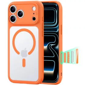   ESR Classic Hybrid MagSafe tok, Apple iPhone 17 Pro / 18 Pro - Frosted Orange