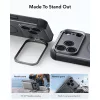 ESR Cyber Tough Kickstand MagSafe tok, Apple iPhone 17 Pro / 18 Pro - Grey