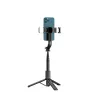Tech-Protect L05S Bluetooth Selfie Stick Tripod LED Light fekete