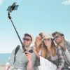Tech-Protect L05S Bluetooth Selfie Stick Tripod LED Light fekete