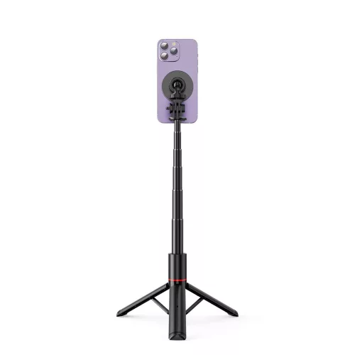 Tech-Protect L06S MagSafe Bluetooth Selfie Stick Tripod fekete