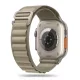 Tech-Protect Nylon Pro Apple Watch szíj 44/45/46/49 mm - titán/Olive