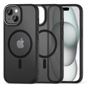   Tech-Protect MagMat "2" MagSafe iPhone 15 matte fekete tok