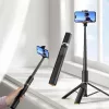 Tech-Protect L08S Bluetooth Selfie Stick Tripod fekete