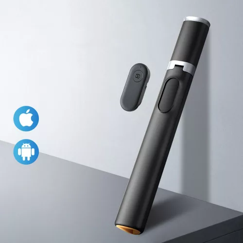 Tech-Protect L08S Bluetooth Selfie Stick Tripod fekete