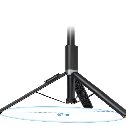 Tech-Protect L08S Bluetooth Selfie Stick Tripod fekete