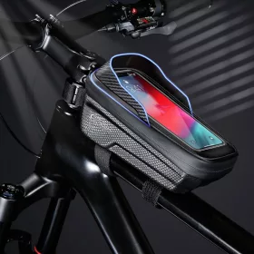   Tech-Protect V2 Universal Bike Mount M fekete kerékpáros táska