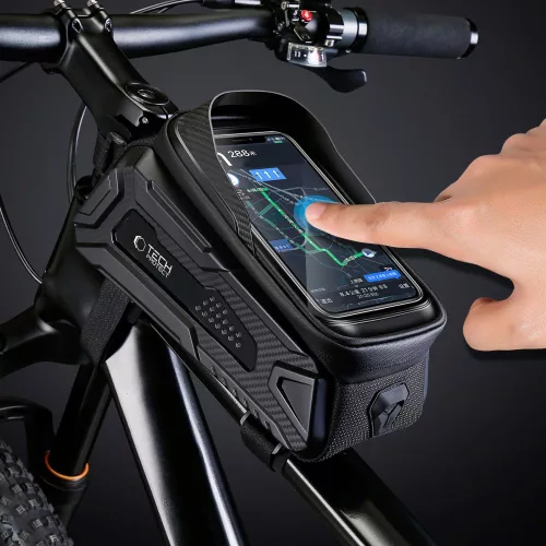 Tech-Protect V2 Universal Bike Mount L fekete kerékpár táska