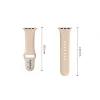 Tech-Protect Silicone Apple Watch szíj 44/45/46/49 mm - Walnut