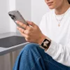 Tech-Protect Silicone Apple Watch szíj 44/45/46/49 mm - Walnut