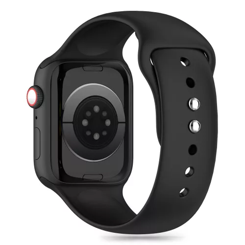 Tech-Protect Silicone Apple Watch szíj 40/41/42 mm - fekete