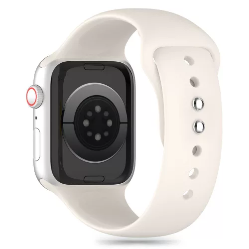 Tech-Protect Silicone Apple Watch szíj 40/41/42 mm - Starlight