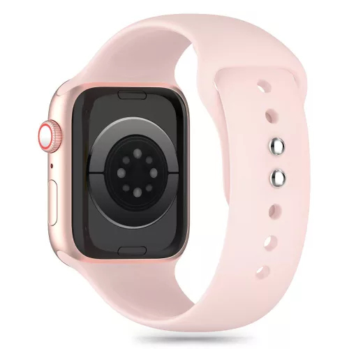 Tech-Protect Silicone Apple Watch szíj 40/41/42 mm - Light Pink