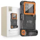 Tech-Protect IPX8 univerzális vízálló tok - fekete/narancssárga