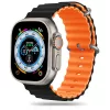 Tech-Protect Iconband Pro Apple Watch szíj 44/45/46/49 mm - fekete/narancssárga