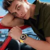 Tech-Protect Iconband Pro Apple Watch szíj 44/45/46/49 mm - fekete/narancssárga