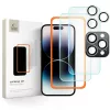 Tech-Protect Supreme edzett üveg képernyővédő 3db-os szett iPhone 16 Pro Max átlátszó