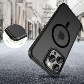   Tech-Protect MagMat MagSafe iPhone 16 Pro Max matte fekete tok