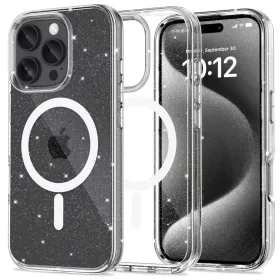   Tech-Protect FlexAir Hybrid MagSafe iPhone 16 Pro glitter tok