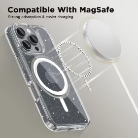   Tech-Protect FlexAir Hybrid MagSafe iPhone 16 Pro Max glitter tok