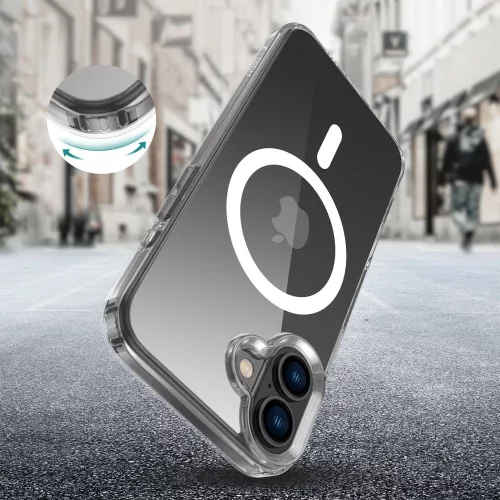 Tech-protect flexair hybrid magsafe iphone 16 plus clear