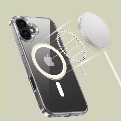 Tech-protect flexair hybrid magsafe iphone 16 plus clear