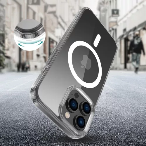 Tech-protect flexair hybrid magsafe iPhone 16 Pro Max átlátszó telefontok