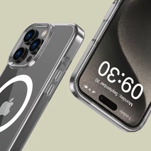 Tech-protect flexair hybrid magsafe iPhone 16 Pro Max átlátszó telefontok