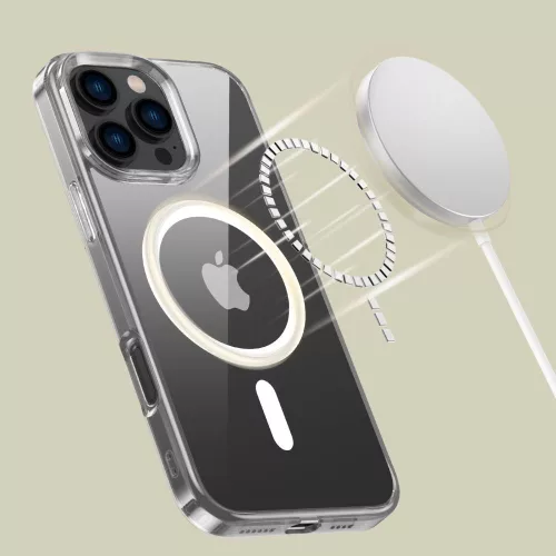 Tech-protect flexair hybrid magsafe iPhone 16 Pro Max átlátszó telefontok