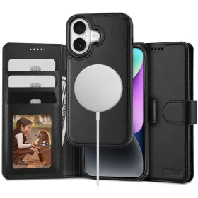 Tech-protect wallet magsafe iphone 16 black