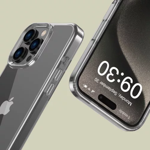Tech-protect flexair hybrid iPhone 16 Pro Max clear átlátszó tok