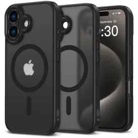   Tech-protect magcam magsafe iphone 16 védőtok matt fekete -