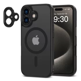   Tech-protect magcam magsafe iphone 16 védőtok matt fekete -