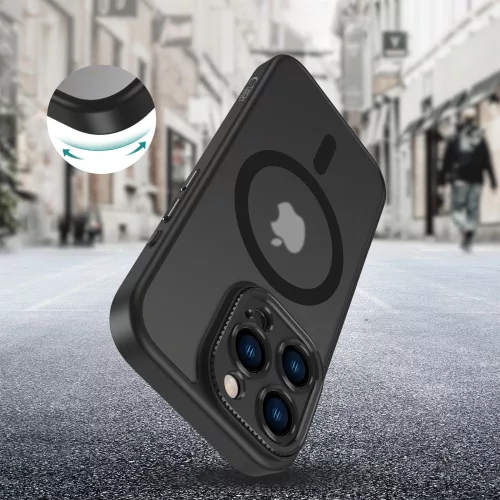 Tech-protect magcam magsafe iPhone 16 Pro tok - matt fekete